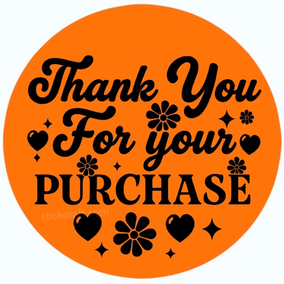 Thank You for Your Purchase Stickers – 2" Round Labels for Packaging – 100 PCS - Picture 10 of 15